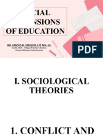 Social Dimensions Lecture PPT 2022