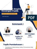 Teoritis & Empiris Keuangan Publik