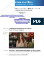 Solution Manual for E Commerce Essentials 1st Edition by Laudon and Traver ISBN 0133544982 9780133544985