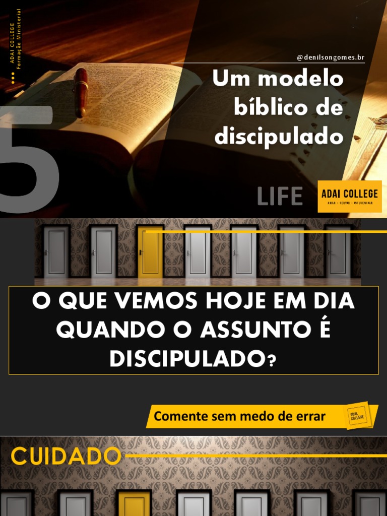 Aula 5 - Um Modelo Bíblico de Discipulado | PDF | Jesus
