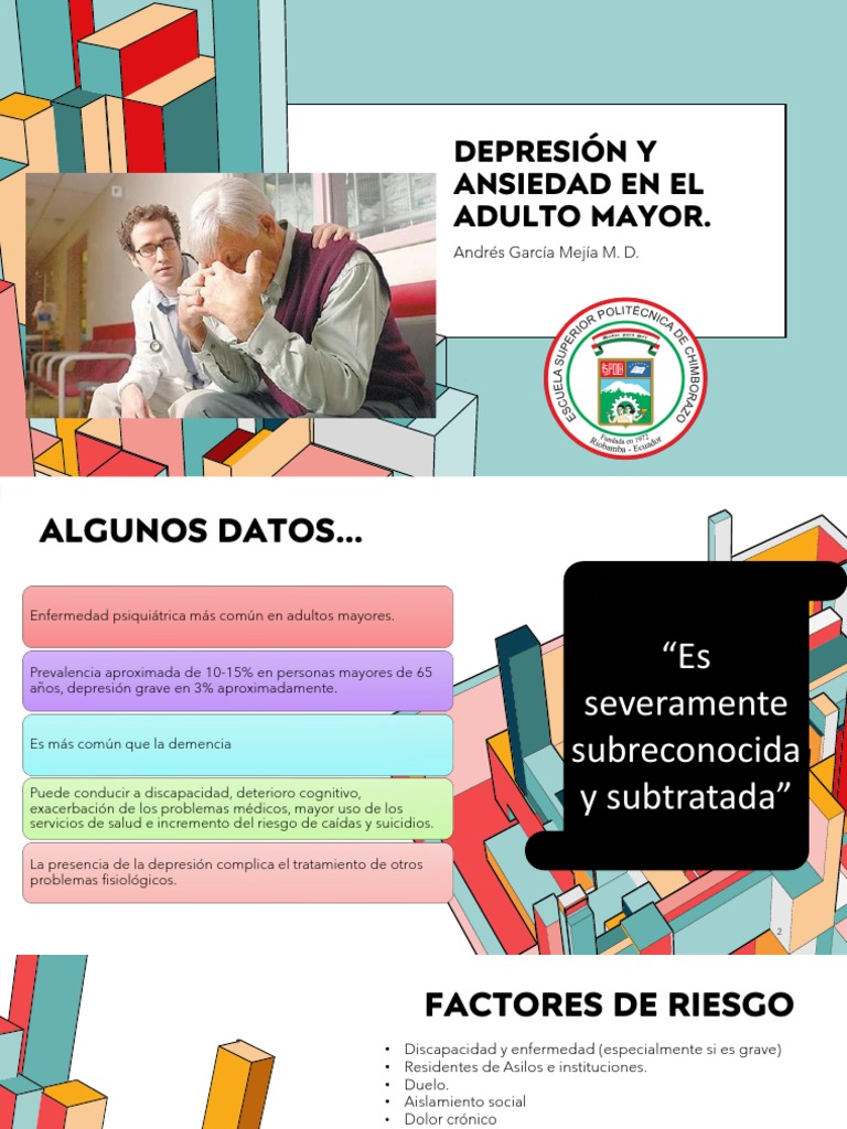 Depresión en El Adulto Mayor | PDF | Trastorno depresivo mayor ...
