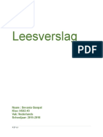Leesverslag 2015-2016 Nederlands