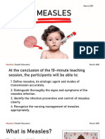 Measles - NCM102J Health Education