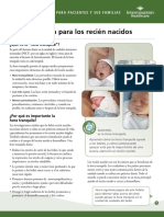 Quiet Hour For Newborns Fact Sheet Spanish