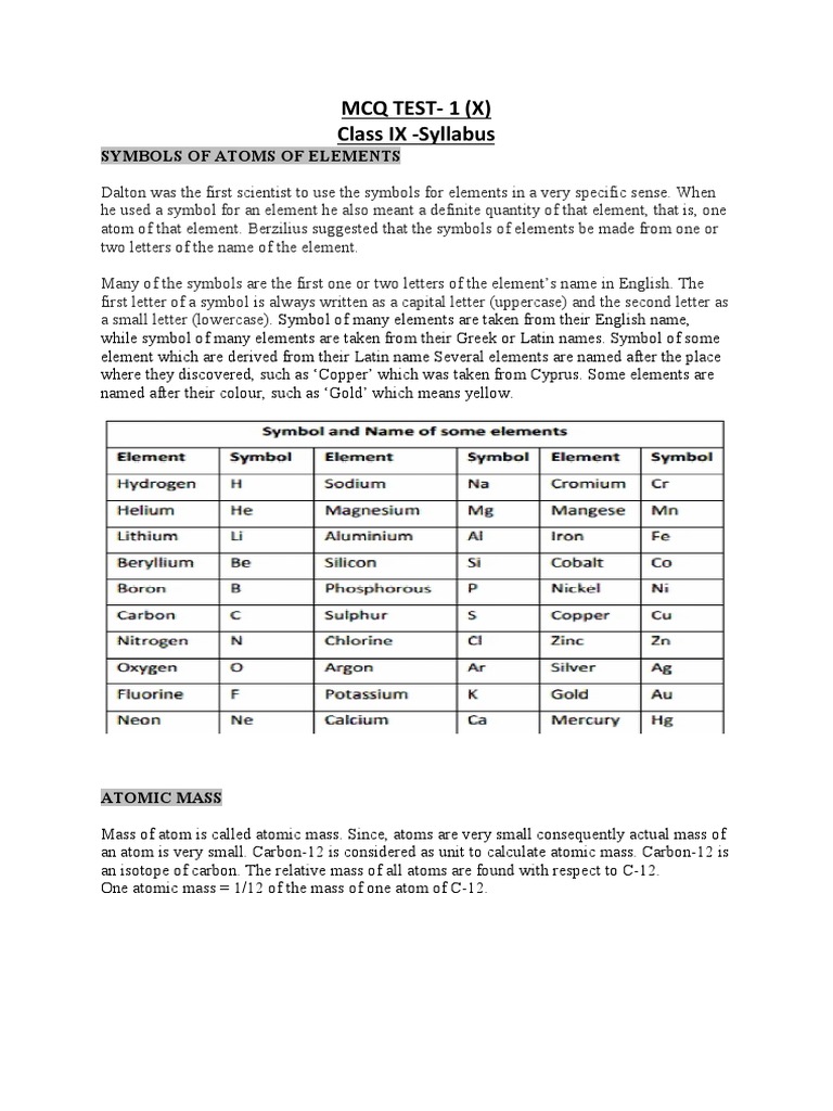 Basics Of Chemistry Pdf