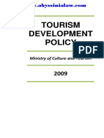 TOURISM DEVELOPMENT POLICY Ministry of C