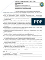 Termo de Responsabilidade Duplo - em Branco