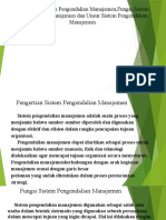 Pengertian Sistem Pengendalian Manajemen, Fungsi Sistem Pengendalian Manajemen Dan Unsur Sistem Pengendalian Manajemen.