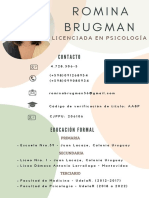 Brugman. CV