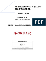 Informe SSO - GRUAS SA