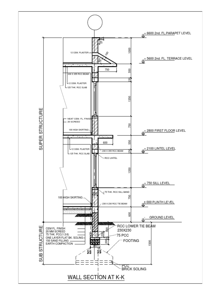 Plinth and Sill Level Structural Design | PDF | Structural Engineering ...