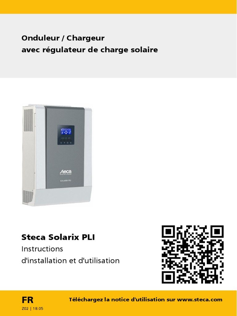 Steca Solarix PLI MU | PDF | Onduleur | Panneau solaire