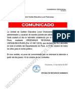 Comunicado Feriado 13