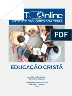 APOSTILA -EDUCAÇÃO CRISTÃ revisada 2