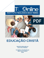 APOSTILA - EDUCAÇÃO CRISTÃ Revisada 2