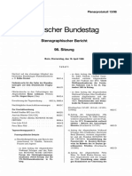 Eutscher Bundestag: Stenographischer Bericht 98. Sitzung