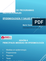 04 Sesión Principales Medidas en Epidemiología