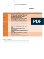 Criterio Indicadores SI NO Observaciones