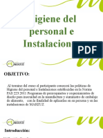 Higiene Del Personal RH