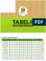 1 Tabela MR Fit - Tabela Nutricional