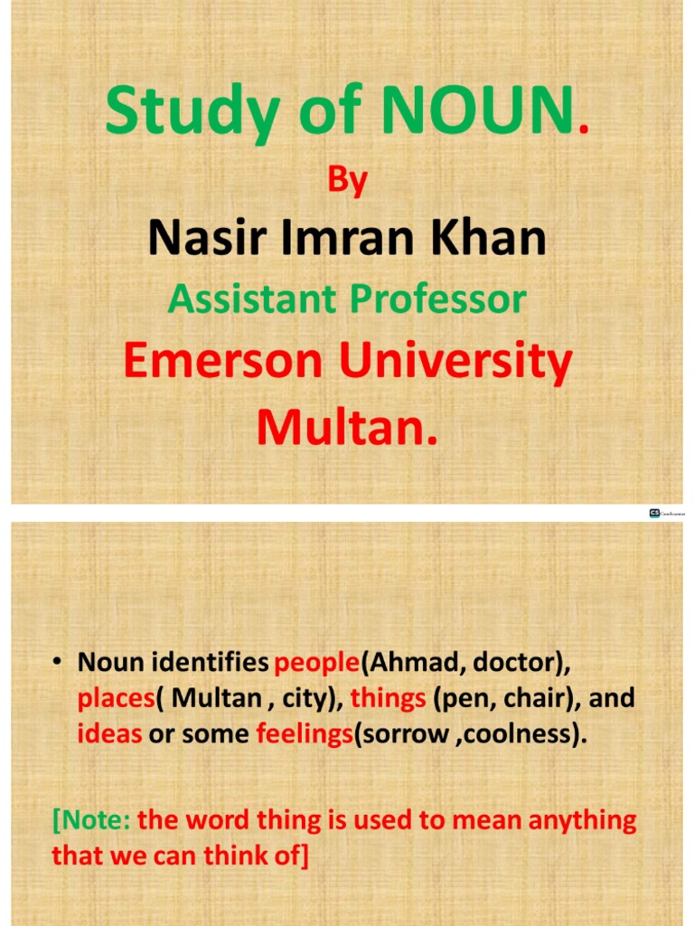 Noun Updated - 1 | PDF