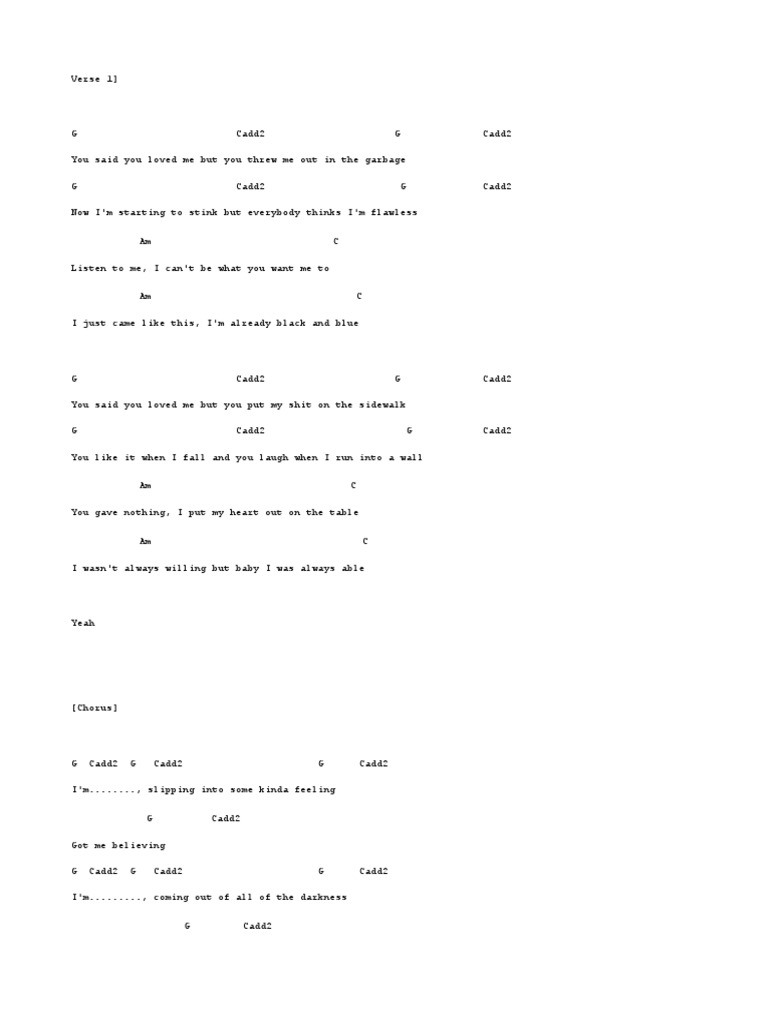 Flawless PDF Song Structure Songs