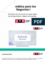 S11.s11 - Evaluación de Una Función de Varias Reglas de Correspondencia. Álgebra de Funciones