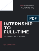 Internship To Full-Time 10-Weeks To Success Micro-Book