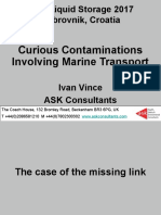 Curious Contaminations Involving Marine Transport