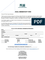 Pflag Cape Membership Form 2023