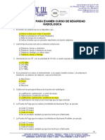 Balotario Examen Curso de Seguridad Radiologica