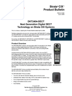 Toshiba DKT2404-DECT Product Bulletin 7 9 2009