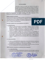 Actas de Uso Del Servicio Higenico