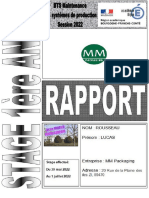 Rapport de Stage Rousseau Lucas