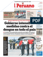 El Peruano: Gobierno Intensifica Medidas Contra El Dengue en Todo El País