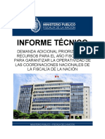 Informe Demanda Coordinaciones