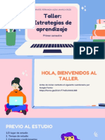 Taller Estrategias de Aprendizaje