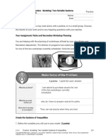4.4.4 Practice - Modeling - Two-Variable Systems of Inequalities (Practice)