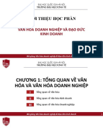 CHƯƠNG 1 Tổng Quan Về Văn Hóa Doanh Nghiệp