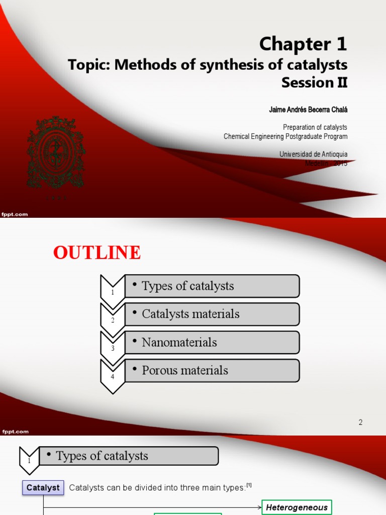 Topic 2 Types of Catalysts & Questions (JABCH) PDF