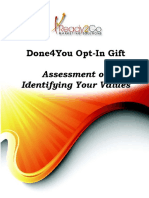 Done4You Opt-In Gift - Values Identification