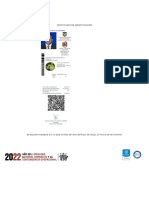 Certificado de Identificación: República de Colombia