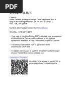 Sean Denealt - Foreign Account