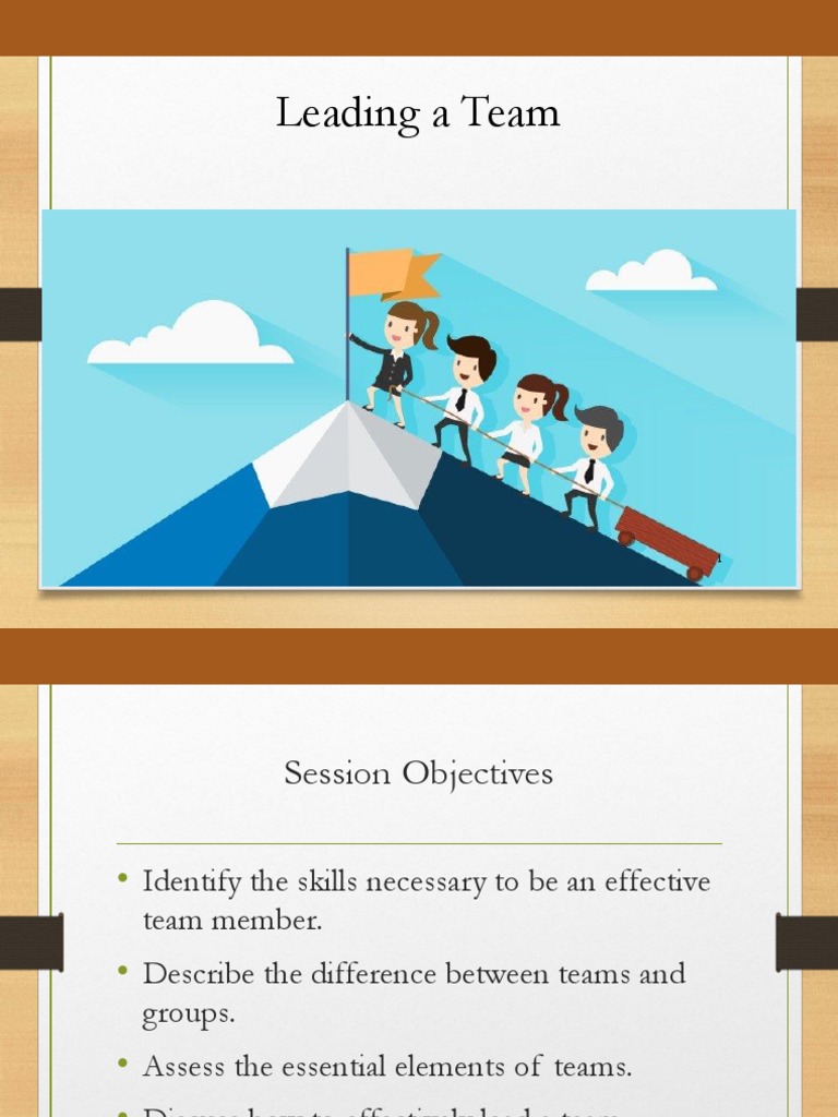 Lead Teams PDF Leadership Human Communication