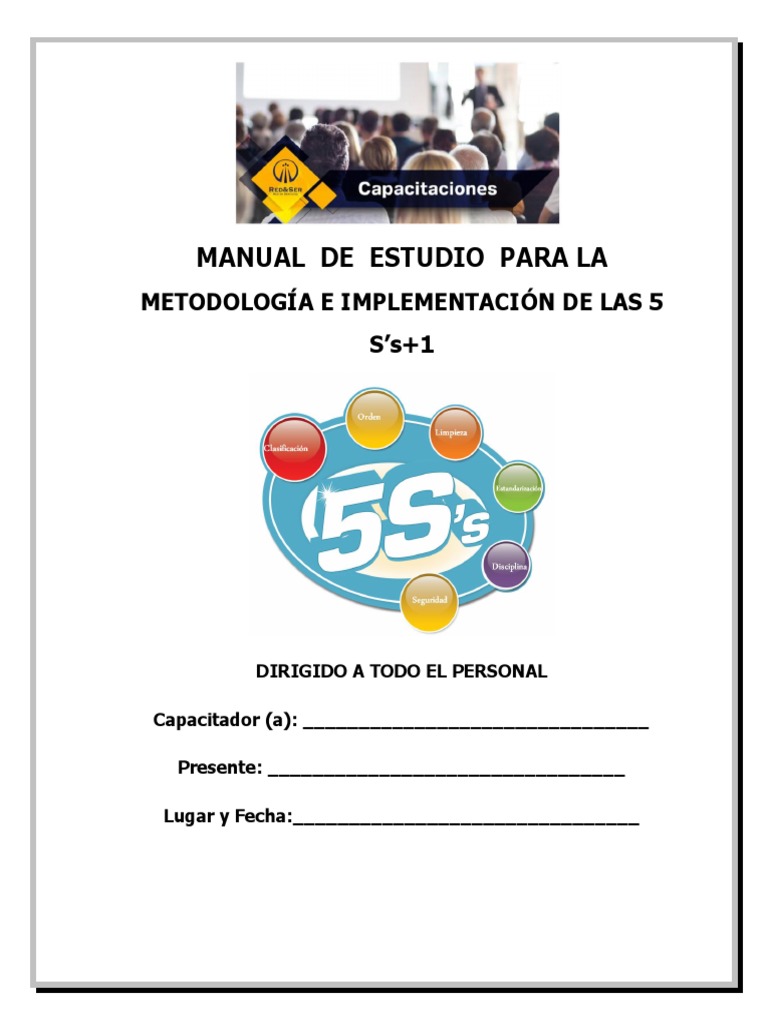 Manual de Implementación de las 5 S’s+1 | PDF | Disciplinas | Lean ...