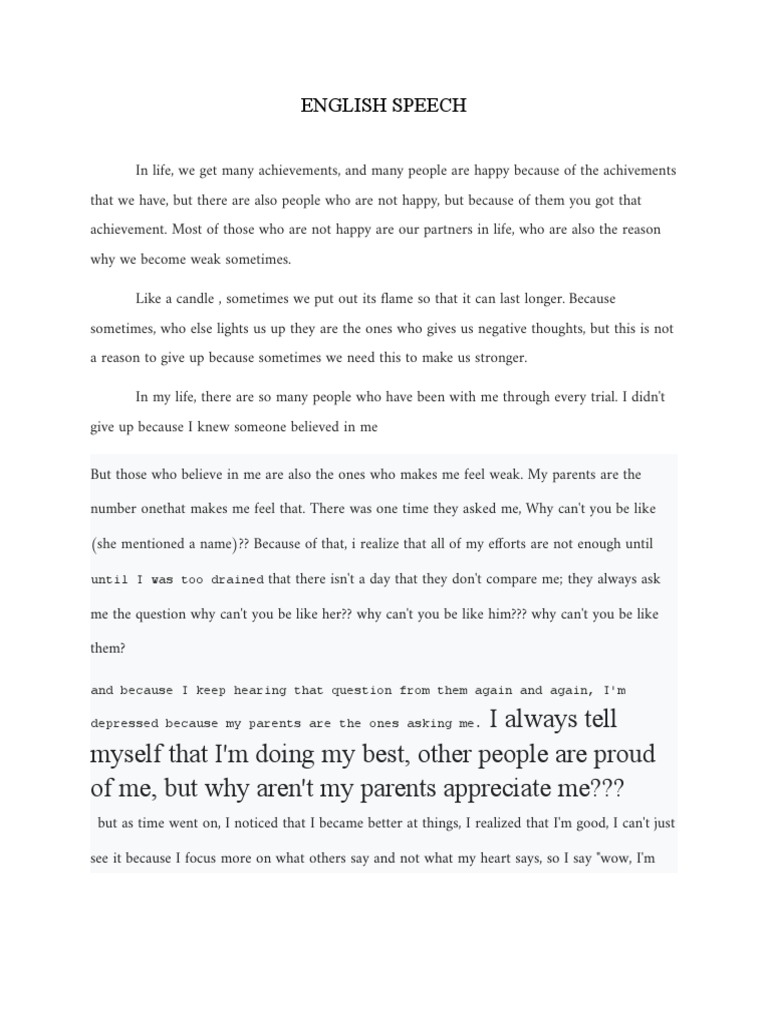 WHAT IS SPEECH EXAMPLE IN ENGLISH visual data 3