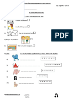 Kids 1 Unit 4 RW Progress Test 2 2