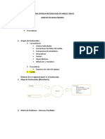 PRIMERA ENTREGA METODOLOGÍA DE MARCO LÓGICO Caso Project Victory