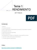 Tema 1 - Marco Conceptual Del EMPRENDIMIENTO