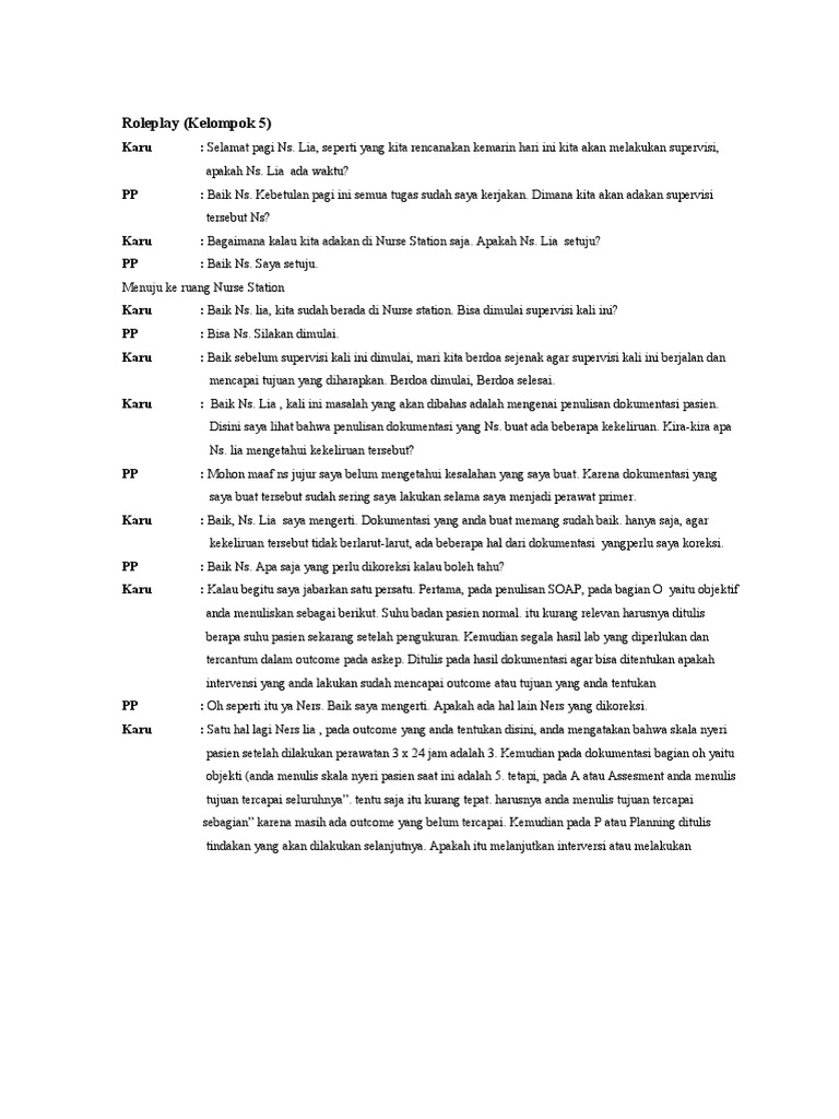Role Play | PDF